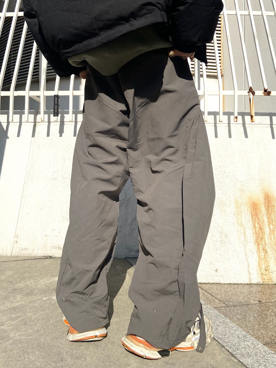 受注制【Never mind the XU】design wide pants