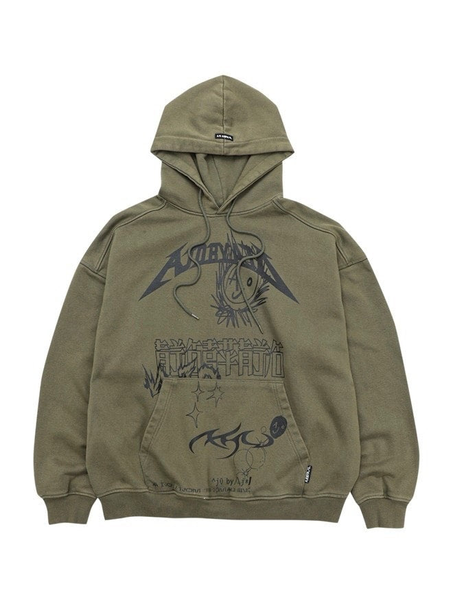 【AJOBYAJO】AJOLICA Collage Hoodie
