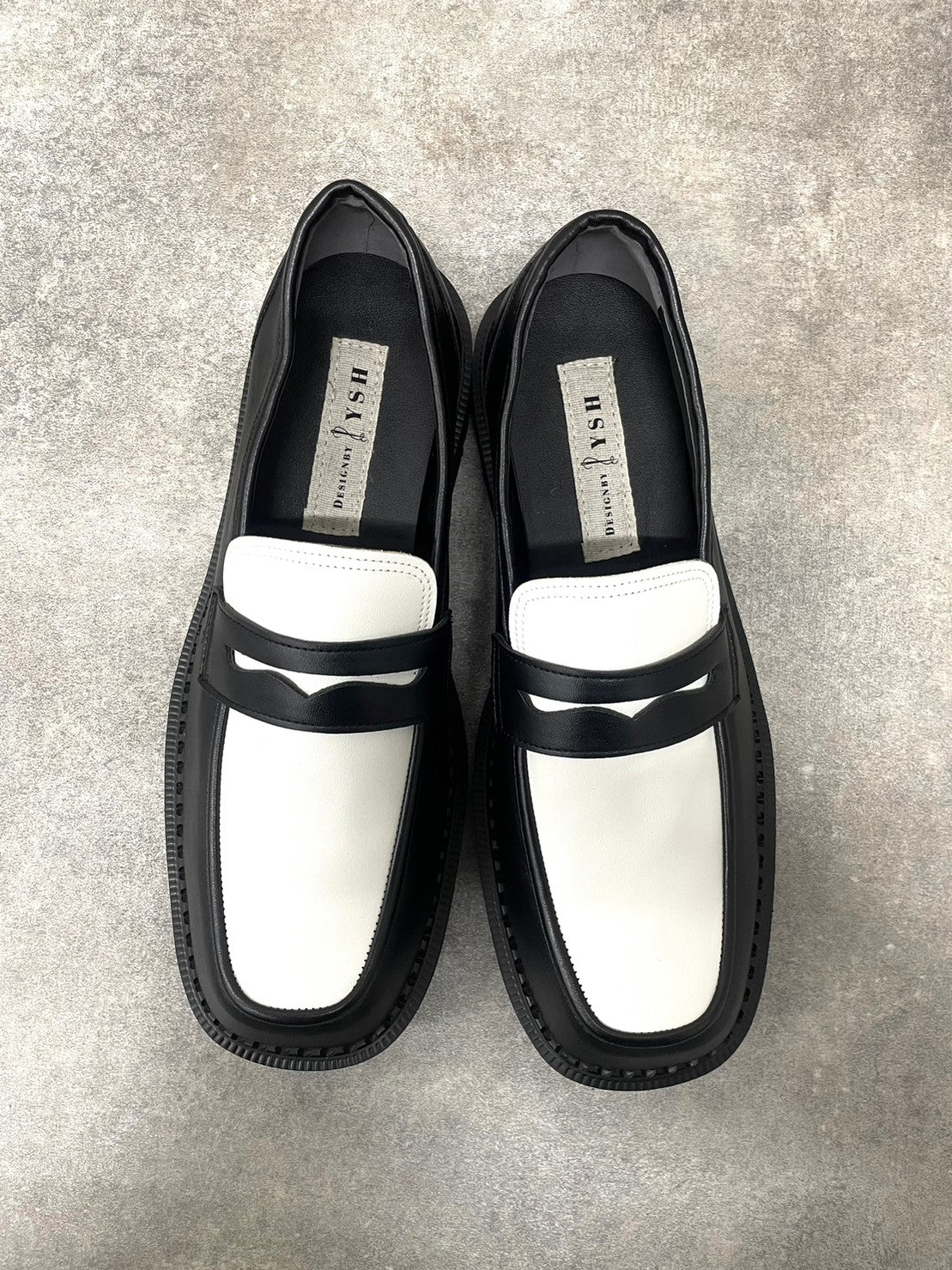 受注制【RENOL】bi-color loafer