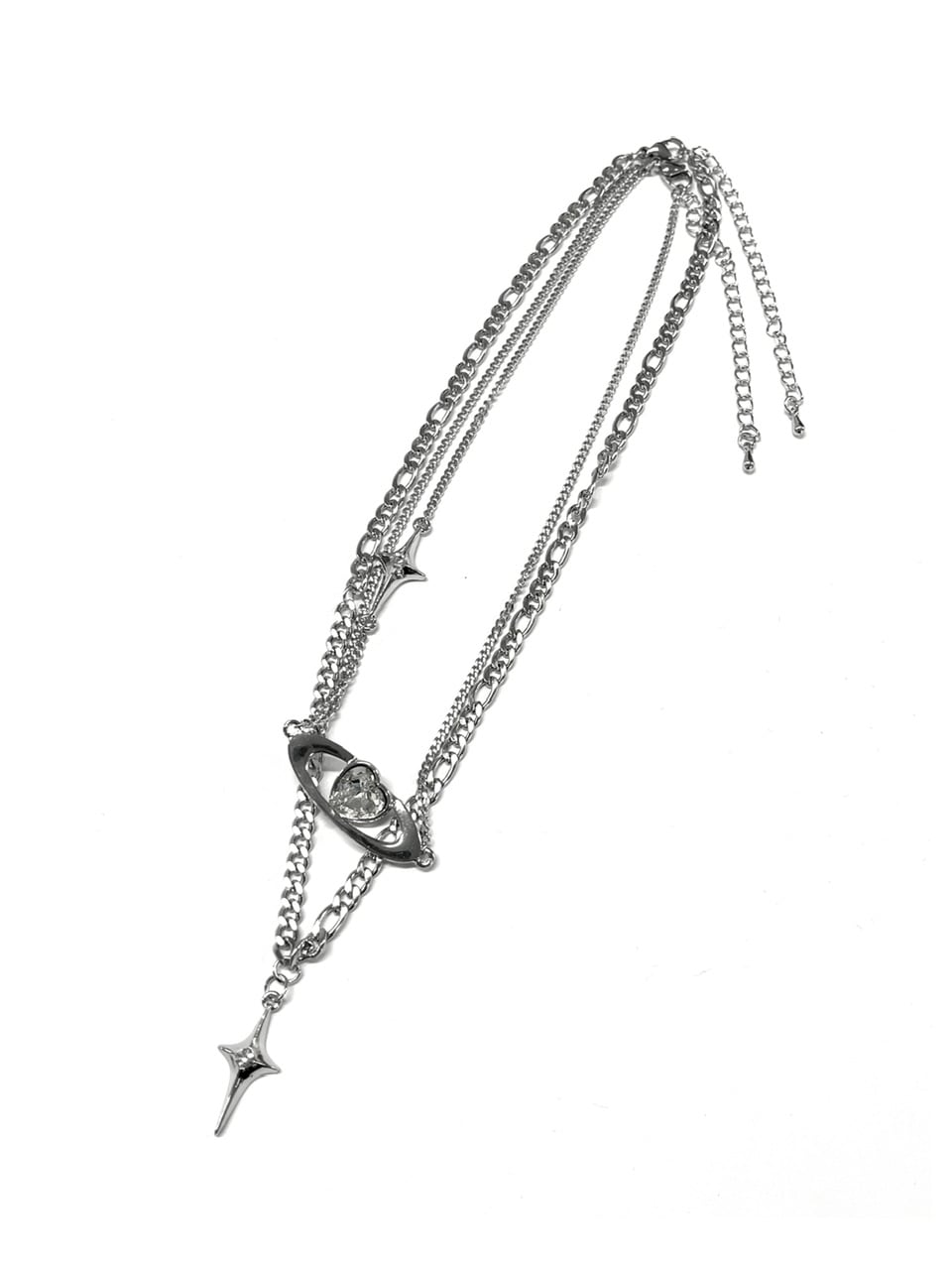 国際配送【Never mind the XU】galaxy layered necklace