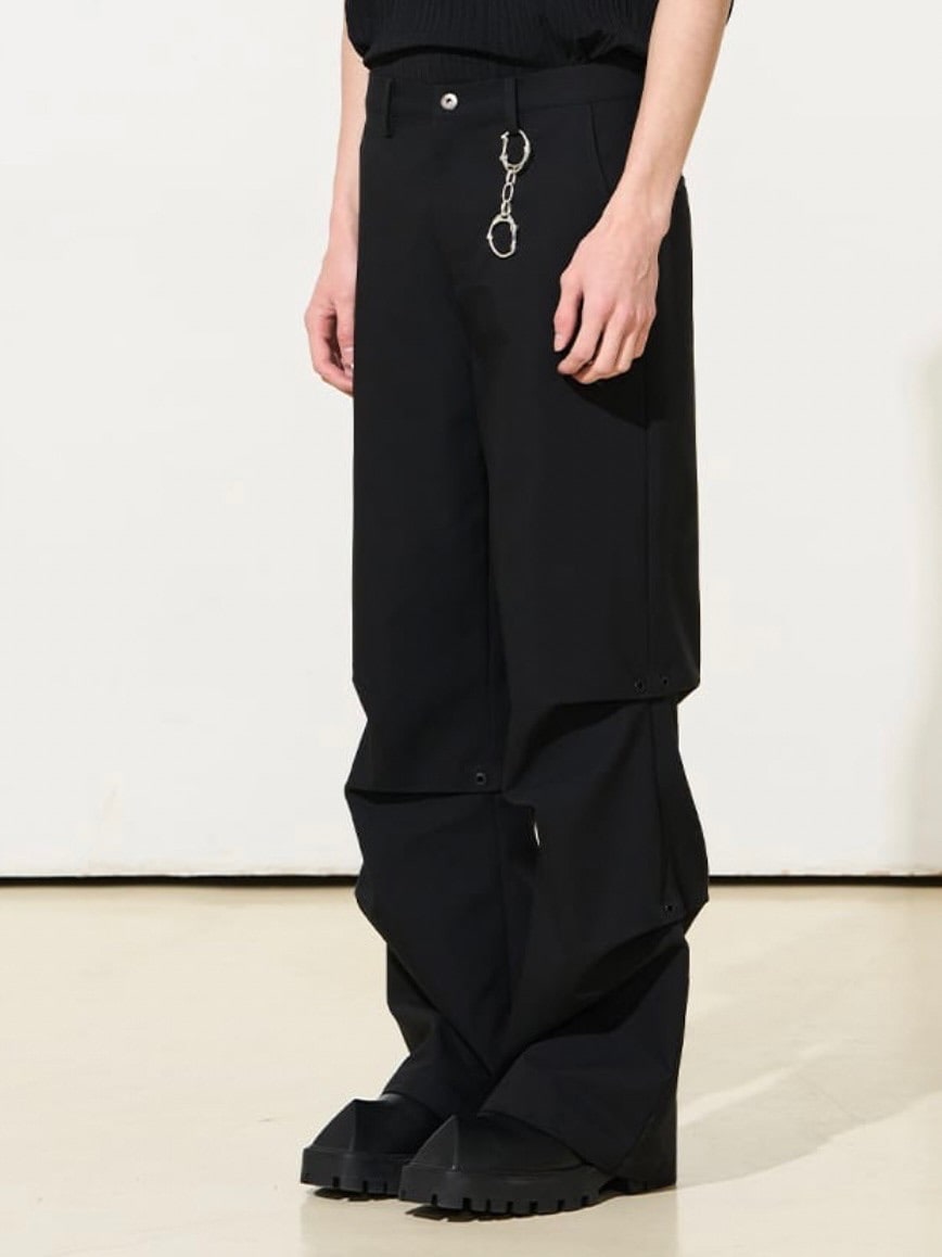 【MODITEC】M metal decorative micro trousers