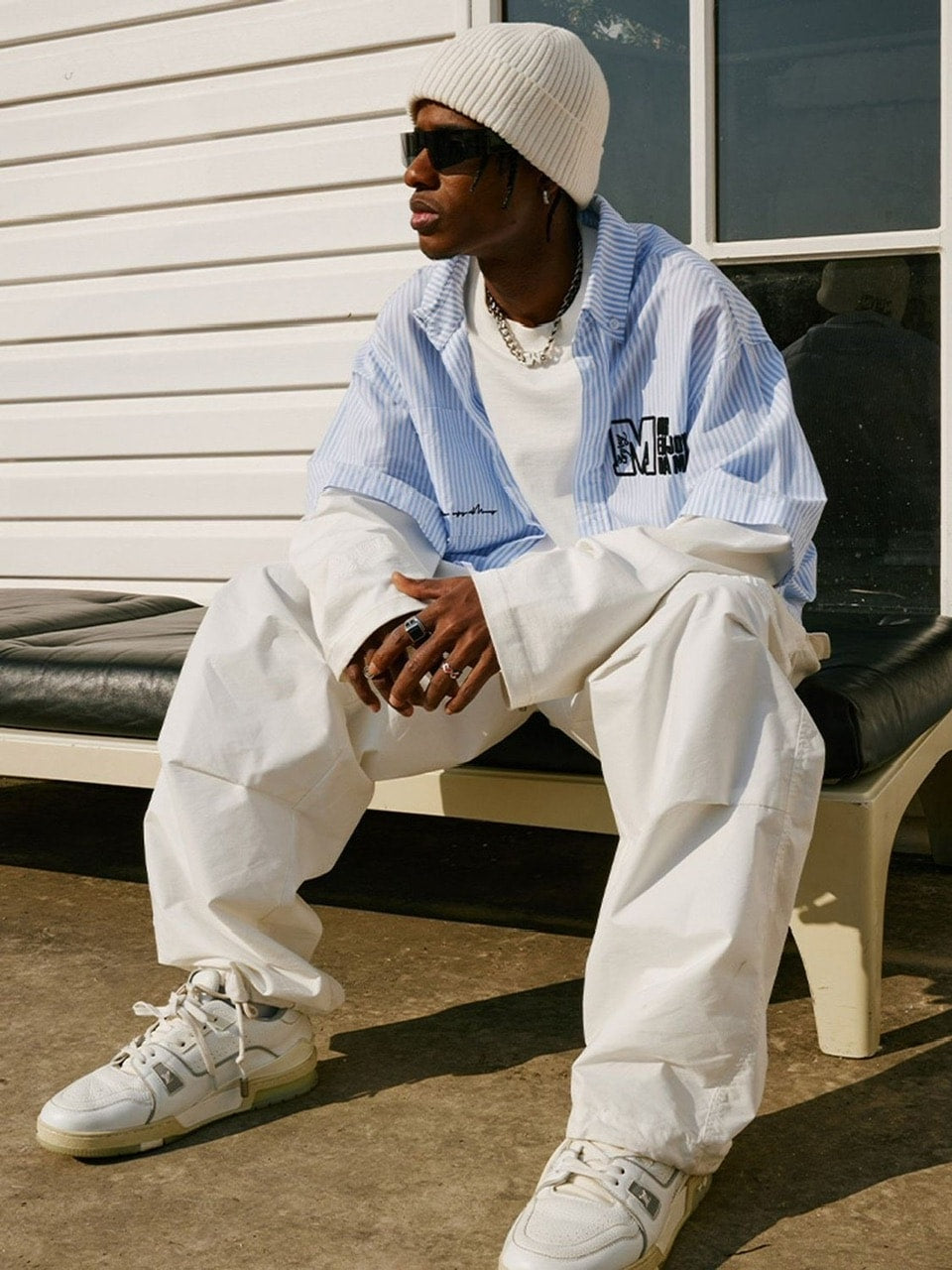 【MR. ENJOY DA MONEY】Fake Two Shirts