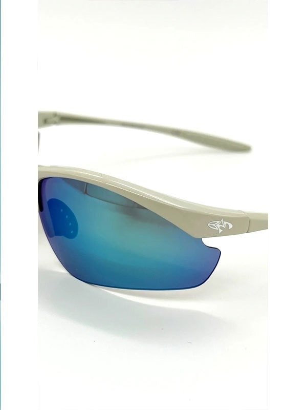 【Basic Pleasure Mode】RIMLESS VISOR WRAP SUNGLASSES WITH MIRROR LENS