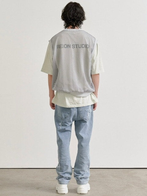 【RE:ON STUDIO】LAYERED MESH VEST