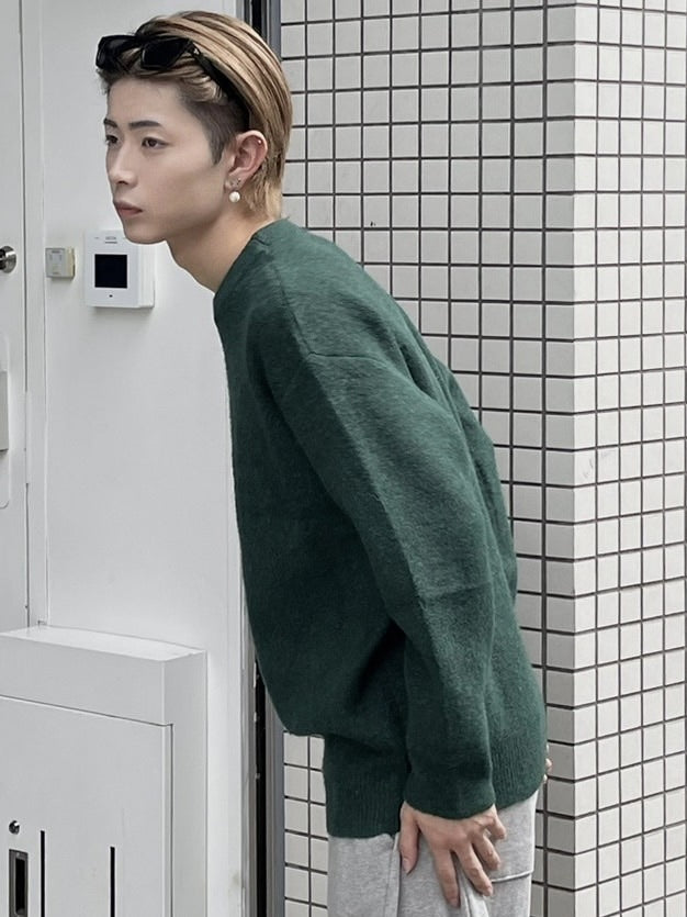 受注制【Chikashitsu +】unisex 6color knit (6color) / 【チカシツプラス】ユニセックス6カラー長袖ニット