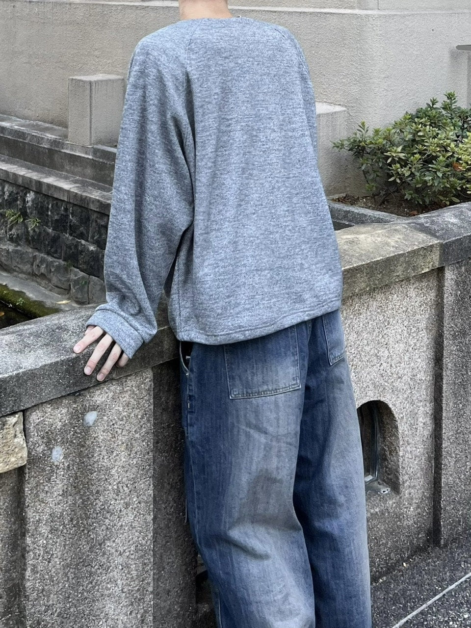 受注制【youll】string heavy cardigan