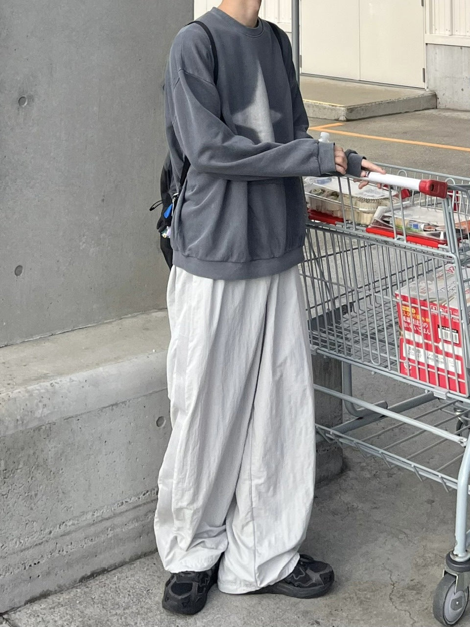 【youll】sparkle pigment sweat shirt (3color)