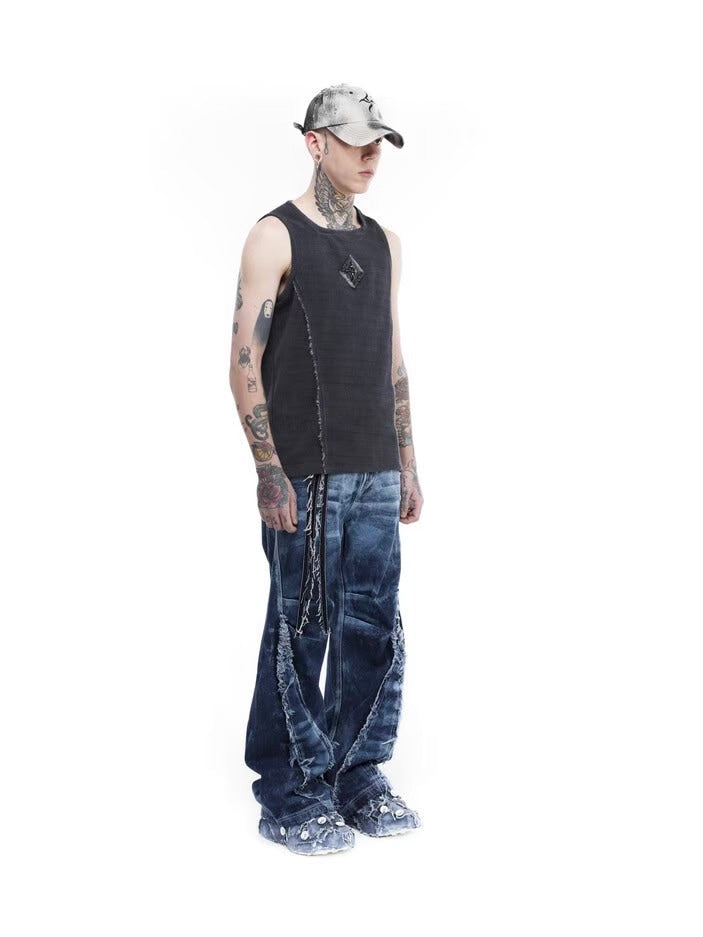 【BLR BLUER】BLR BLEACHED DENIM CAP (BLUE)