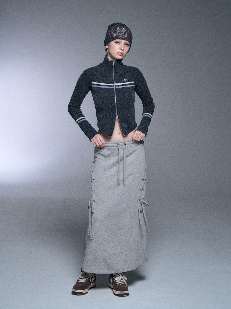 【SETUP‐EXE】RAGLAN HIGH NECK TWO-WAY ZIPUP