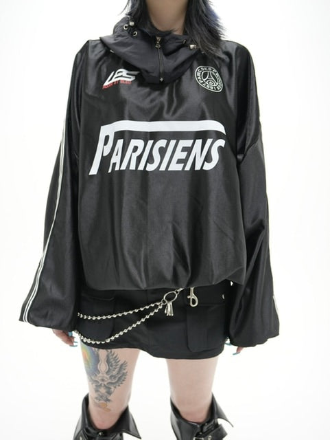 受注制【Never mind the XU】uniform line long sleeve tee (2color)