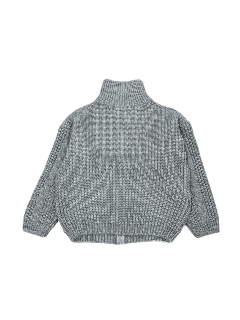 受注制【youll】zip up cable knit (5color)