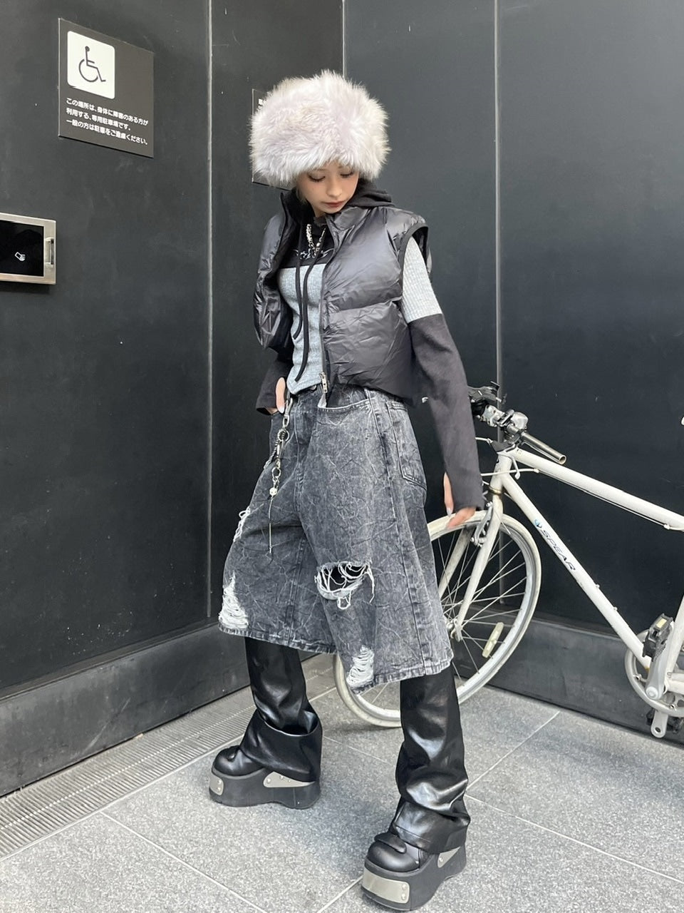 受注制【Never mind the XU】fur hat (5color)