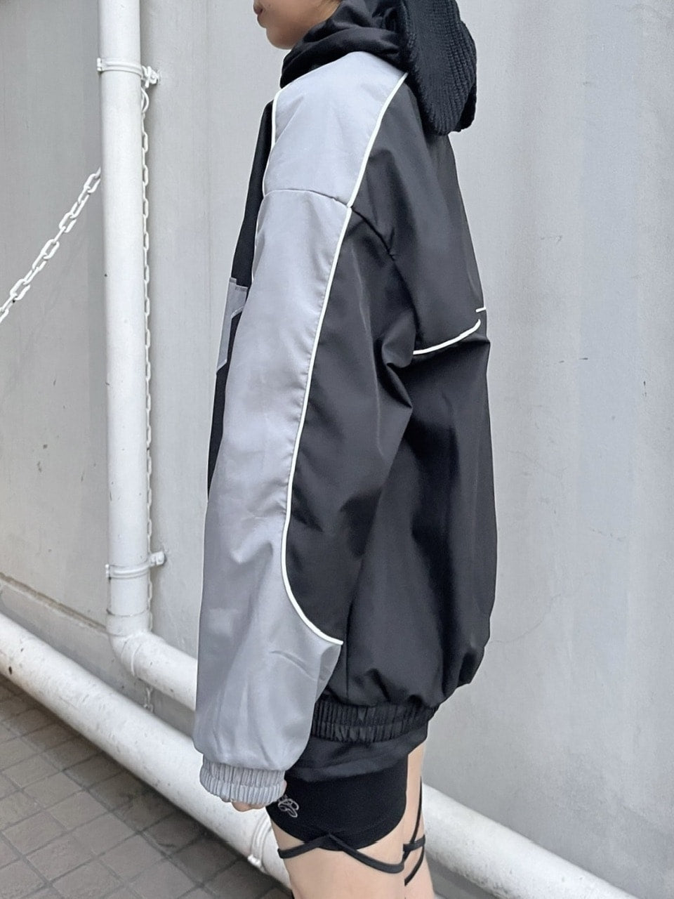 受注制【Never mind the XU】star zipup blouson