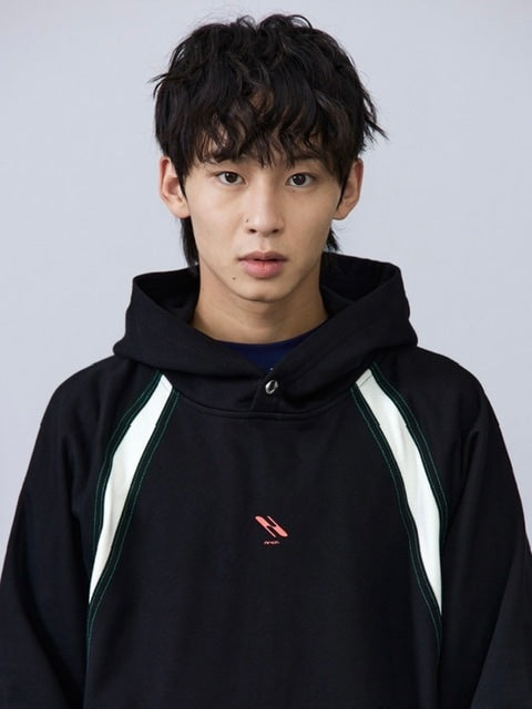 【ARCH by ROARINGWILD】STITCH PATCHWORK HOODIE