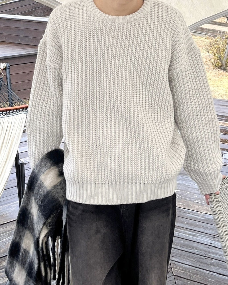 受注制【youll】waffle knit (2color)
