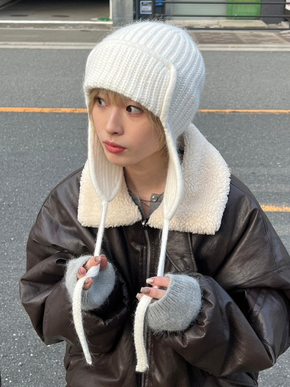 【Chikashitsu +】arm warmer (6color)