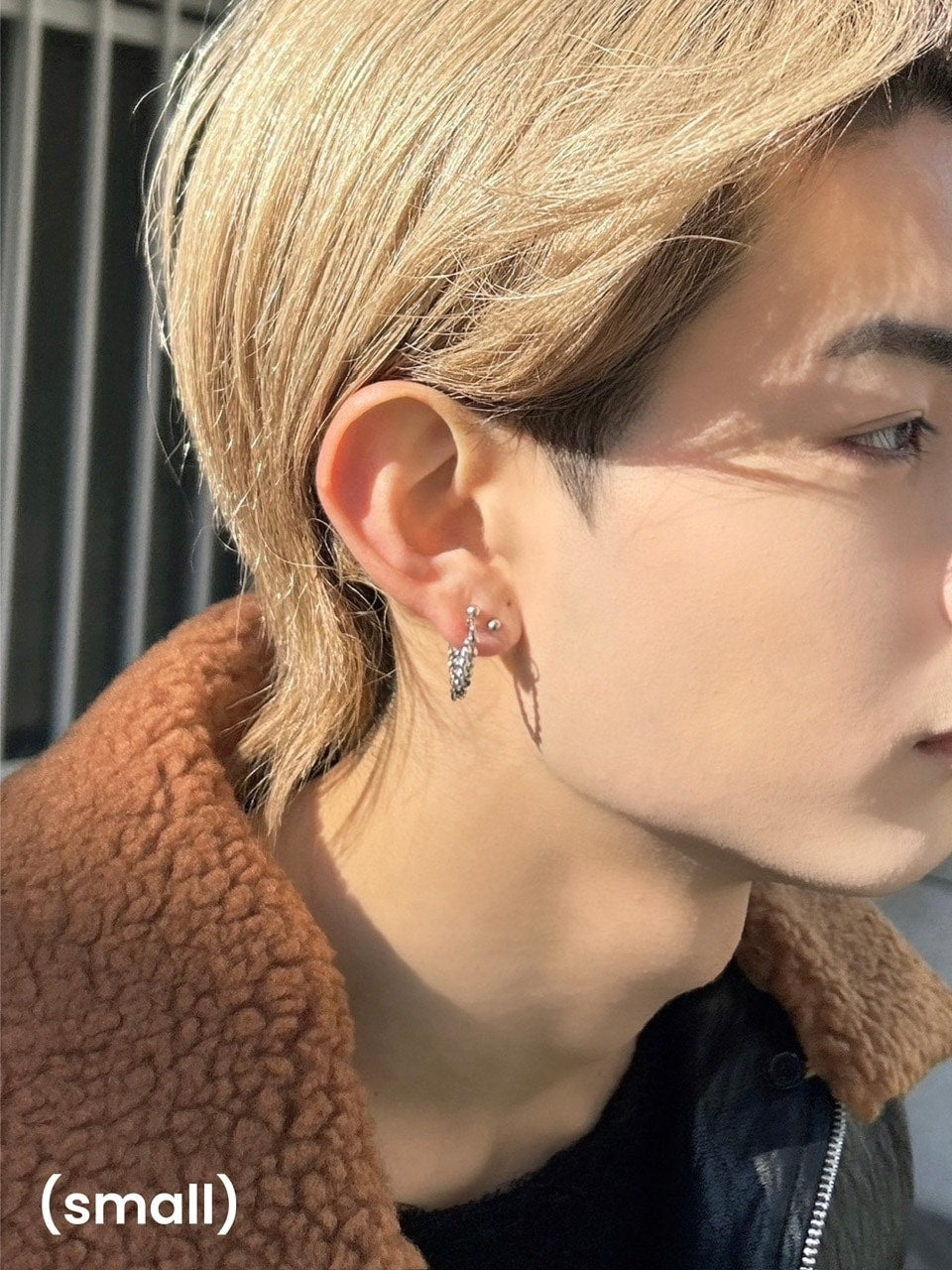 大阪店WEB限定受注制【Chikashitsu +】simple chain pierced earrring