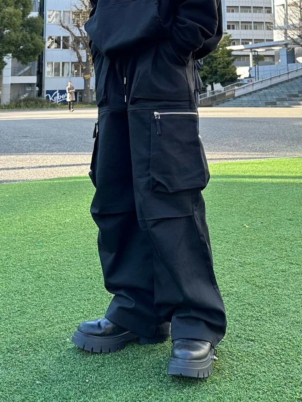 大阪店WEB限定受注制【Chikashitsu +】zip cargo pants