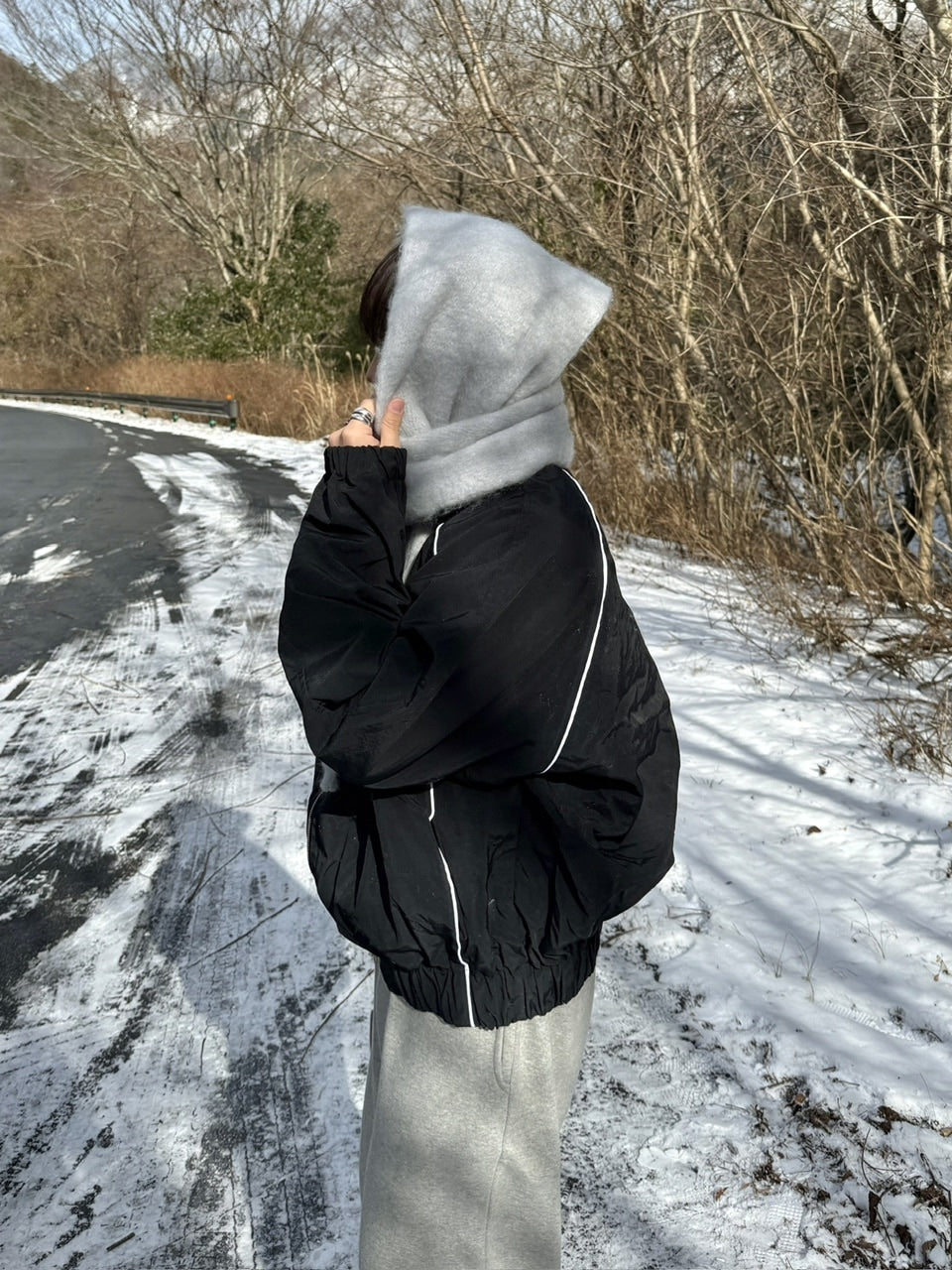 受注制【RENOL】piping nylon jacket (2color)