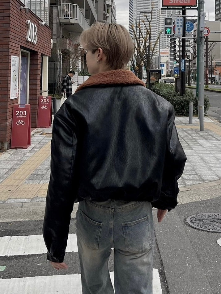 受注制【Chikashitsu +】biker leather mustang jacket – PRESSING WEB
