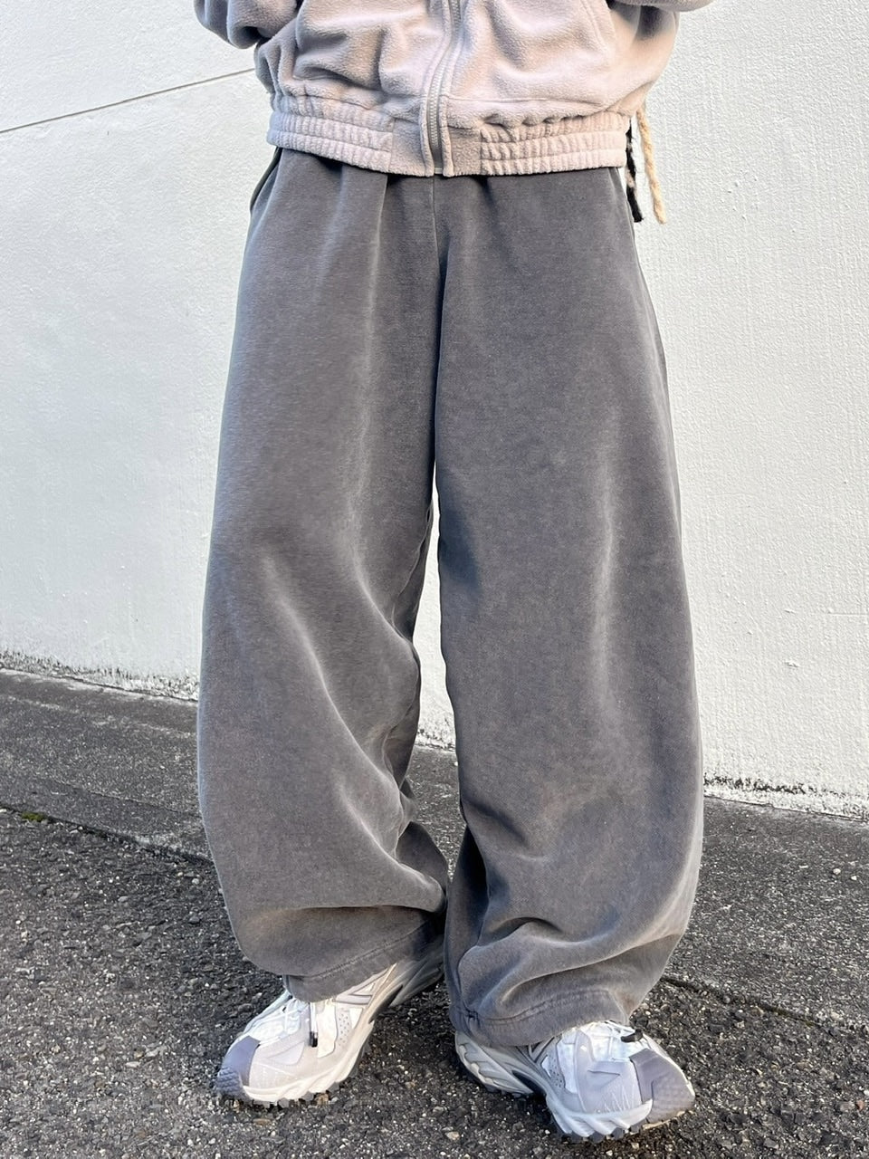 受注制【youll】pigment sweat pants (2color)