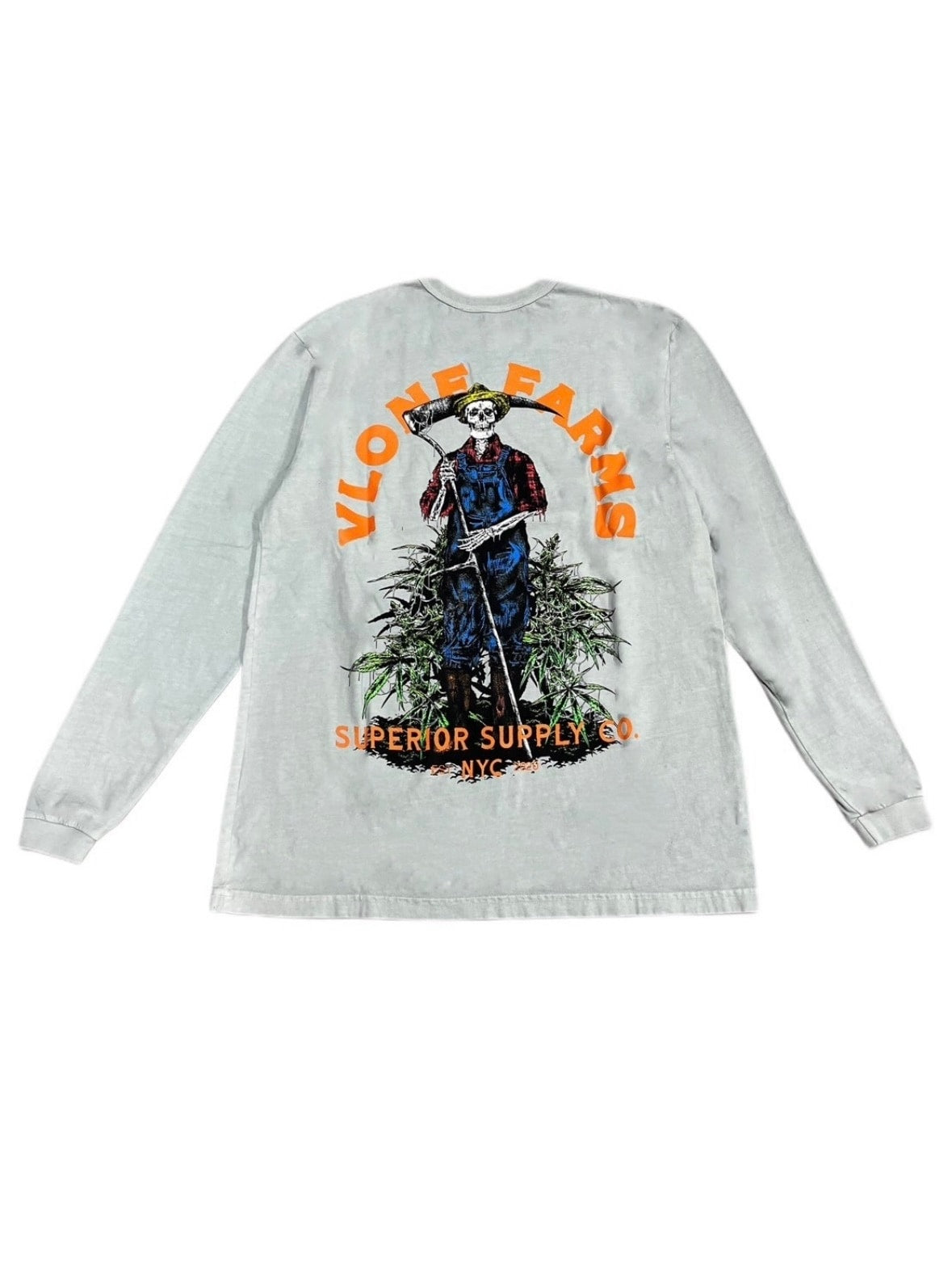 【VLONE】Gatekeeper Framer Long Sleeve T-Shirt / 【ヴィーローン】ロゴプリント長袖Tシャツ