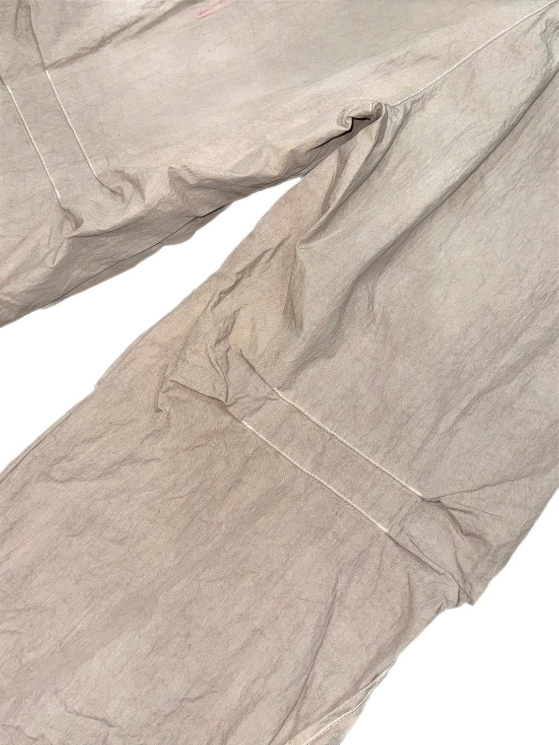 【BLR BLUER】Dyed Nylon Waist String Pants / 【ビーエルアールブラー】ダイドナイロンウエストストリングカーゴパンツ