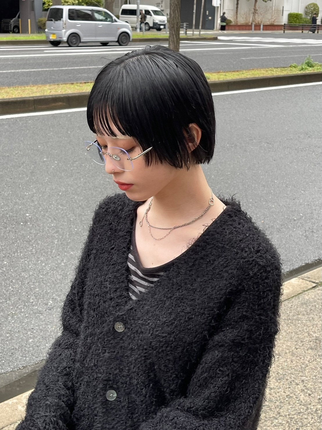 受注制【Chikashitsu +】square eyeglasses / 【チカシツプラス】スクエアアイグラスメガネ