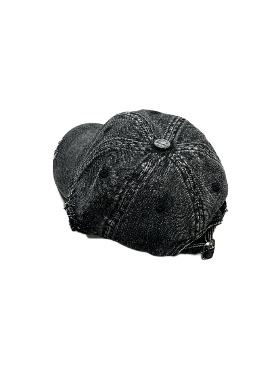 受注制【Never mind the XU】wash denim cap (2color) / 【ネバーマインドザエックスユー】ウォッシュデニムキャップ