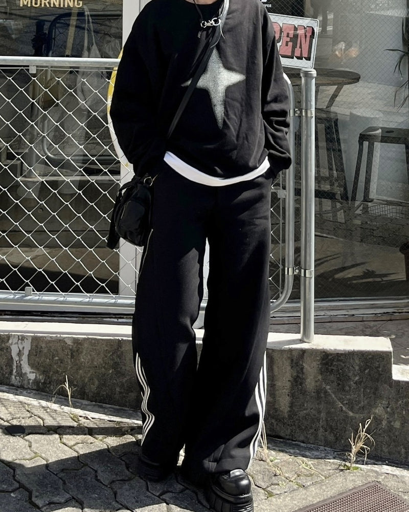 【youll】sparkle sweat shirt (2color)