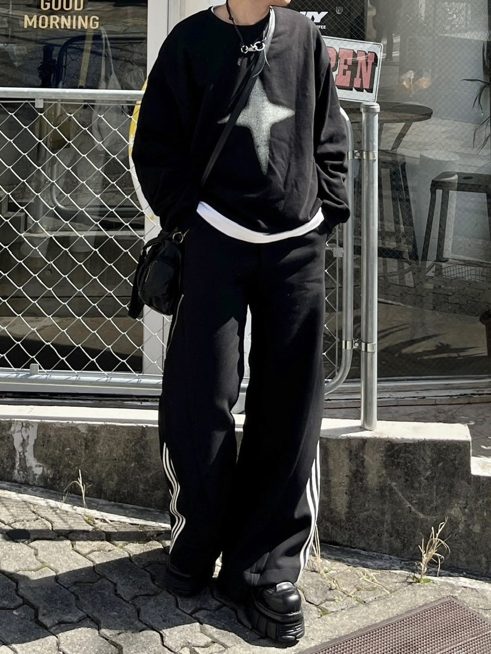 【youll】sparkle sweat shirt (2color)