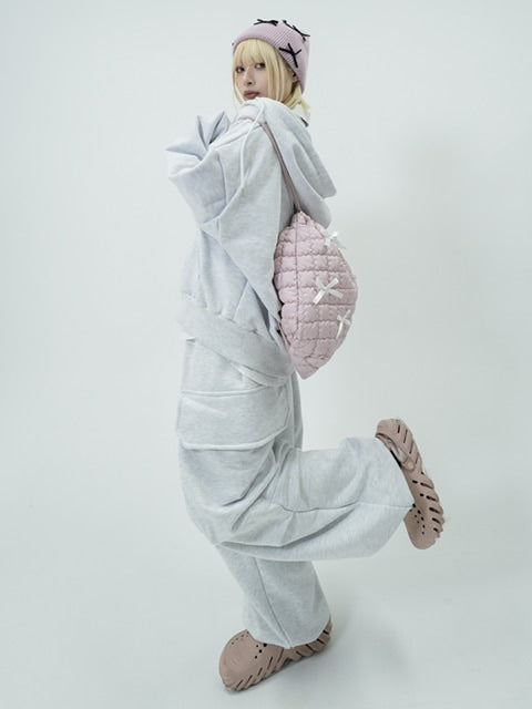 受注制【nmtc +】pocket sweat pants (2color)