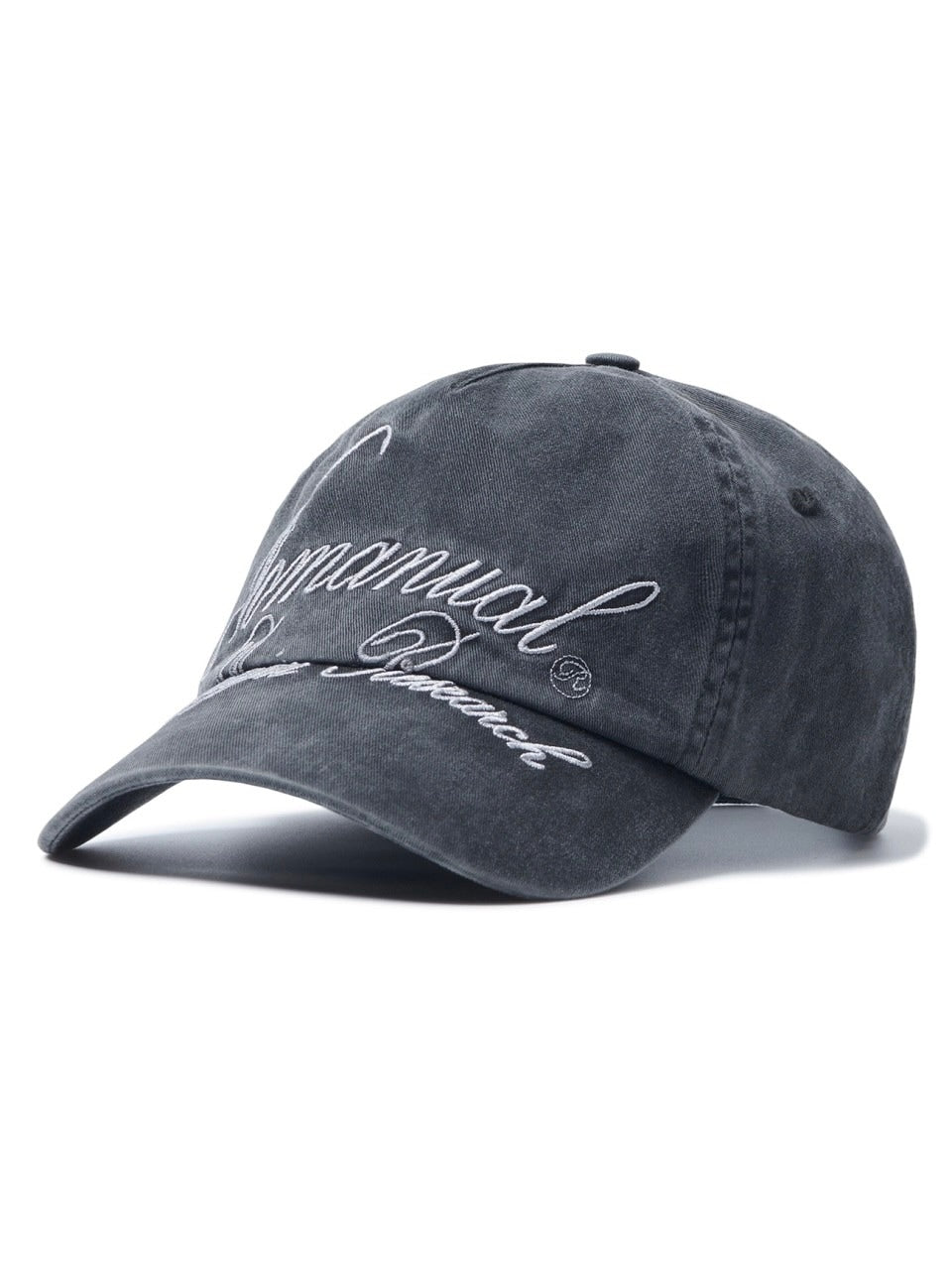 【NOMANUAL】CURSIVE LOGO BALL CAP