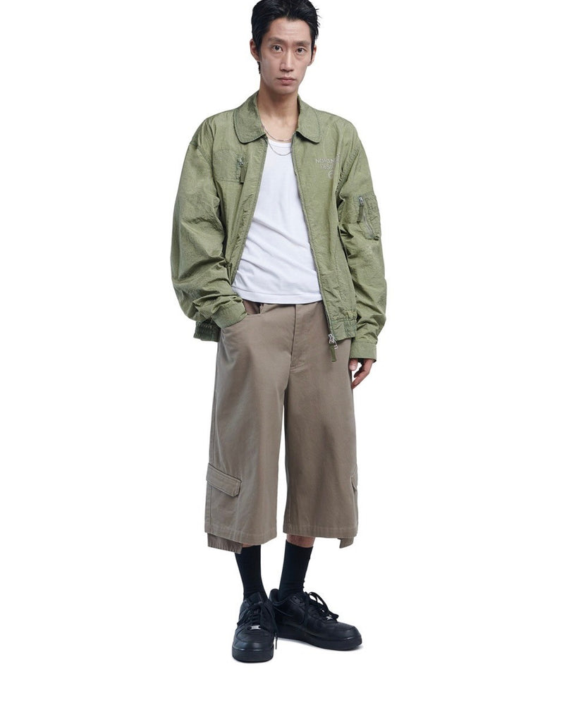【NOMANUAL】NYLON FLIGHT JACKET