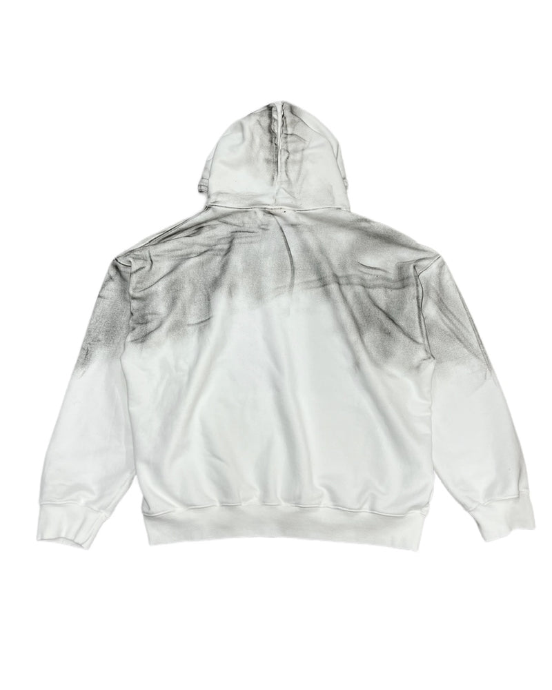 受注制【Never mind the XU】spray design hoodie (2color)