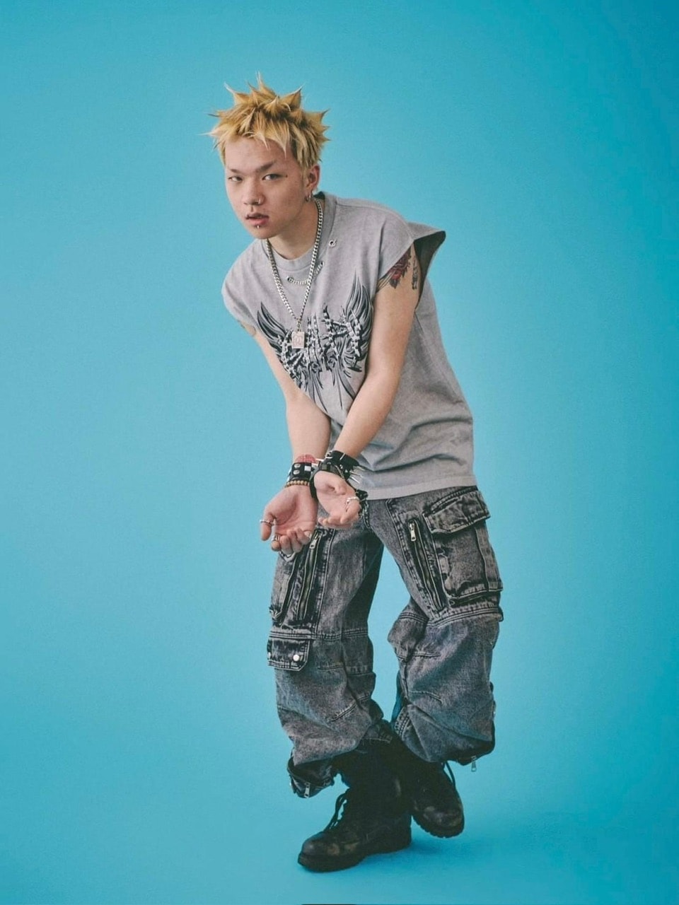 【GALFY】ゴリ厨二タンク / 【ガルフィー】ロゴプリントタンクトップ