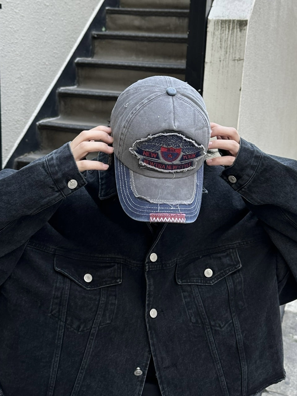 大阪店WEB限定【Chikashitsu +】vintage design cap (3color)