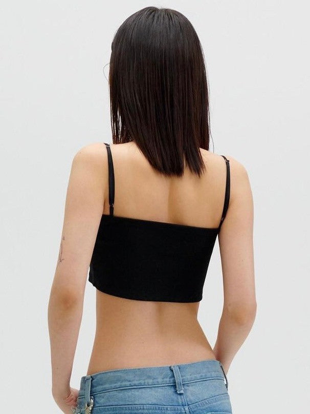 【runningHIGH】LOGO EMBROIDERY TUBE TOP