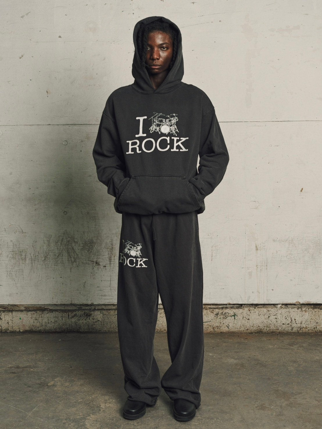 【BASKETCASE】IROCK hoodie / 【バスケットケース】アイロックロゴ長袖パーカー
