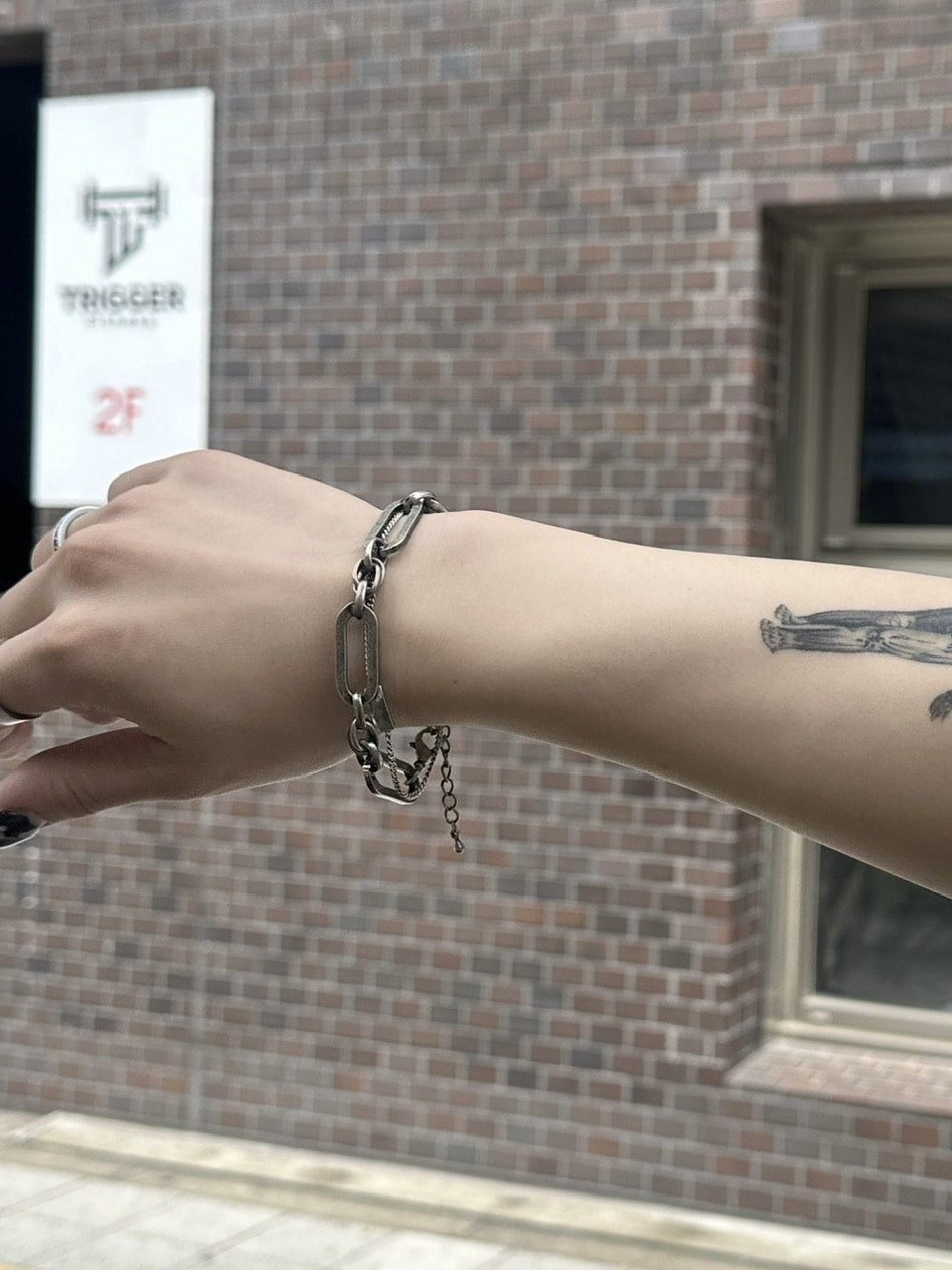 大阪店WEB限定【Chikashitsu +】original chain bracelet