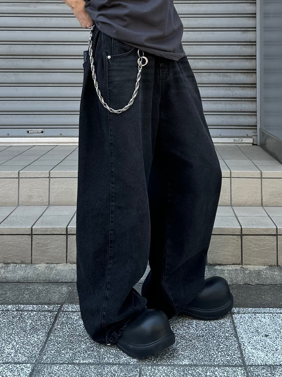 大阪店WEB限定【Chikashitsu +】original wallet chain