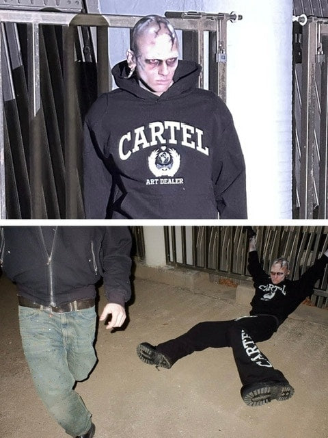 【SUNDAY OFF CLUB】Cartel Shoulder Padded Heavy Terry Hoodie