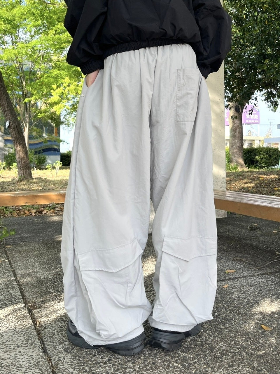 受注制【youll】back pocket balloon pants (2color)