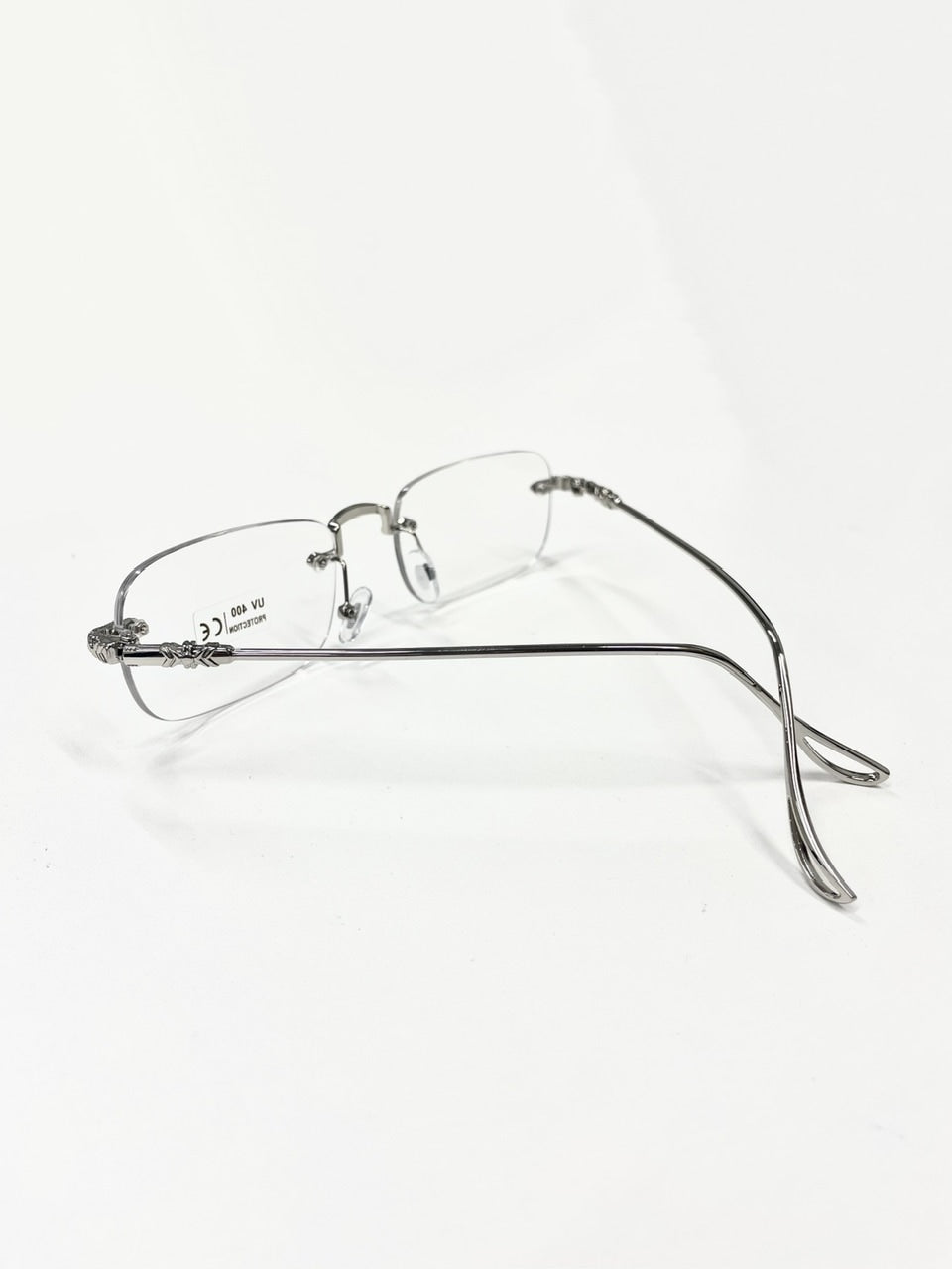 受注制【Never mind the XU】rimless square sunglasses / 【チカシツプラス】リムレススクエアアイグラス