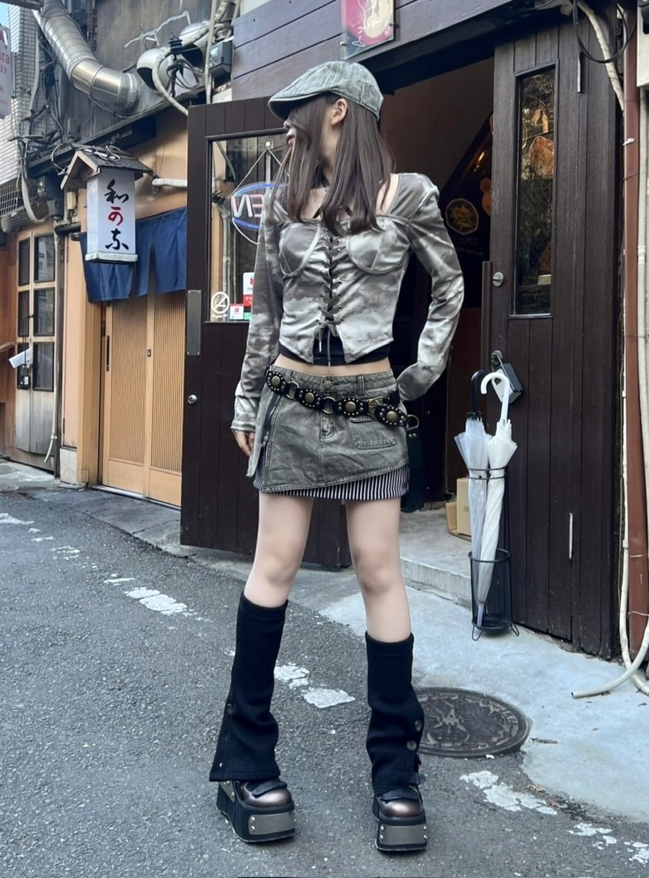 受注制【Never mind the XU】western belt (2color)