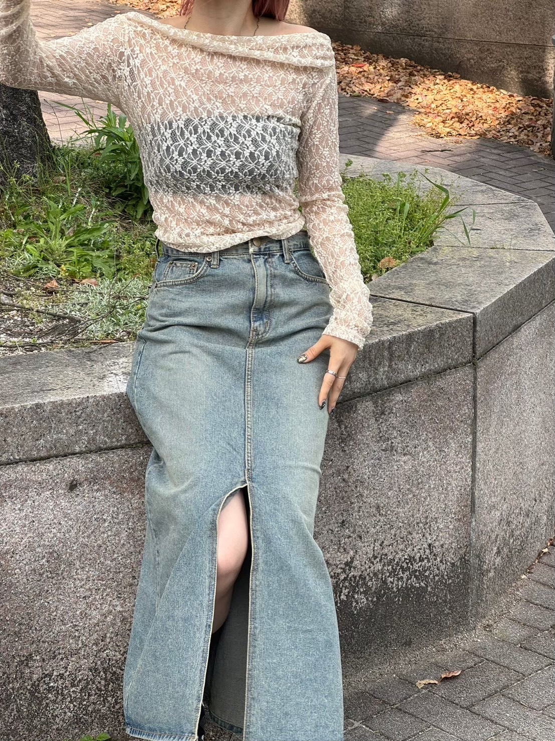 受注制【OaKS】off shoulder race tops