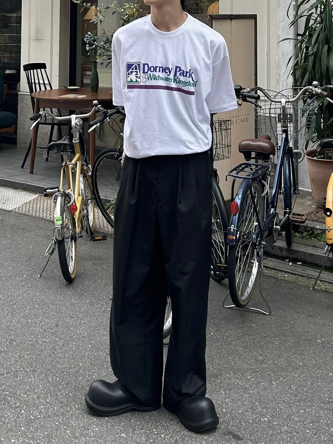 受注制【Chikashitsu +】graphic t-shirt 2 (3color)