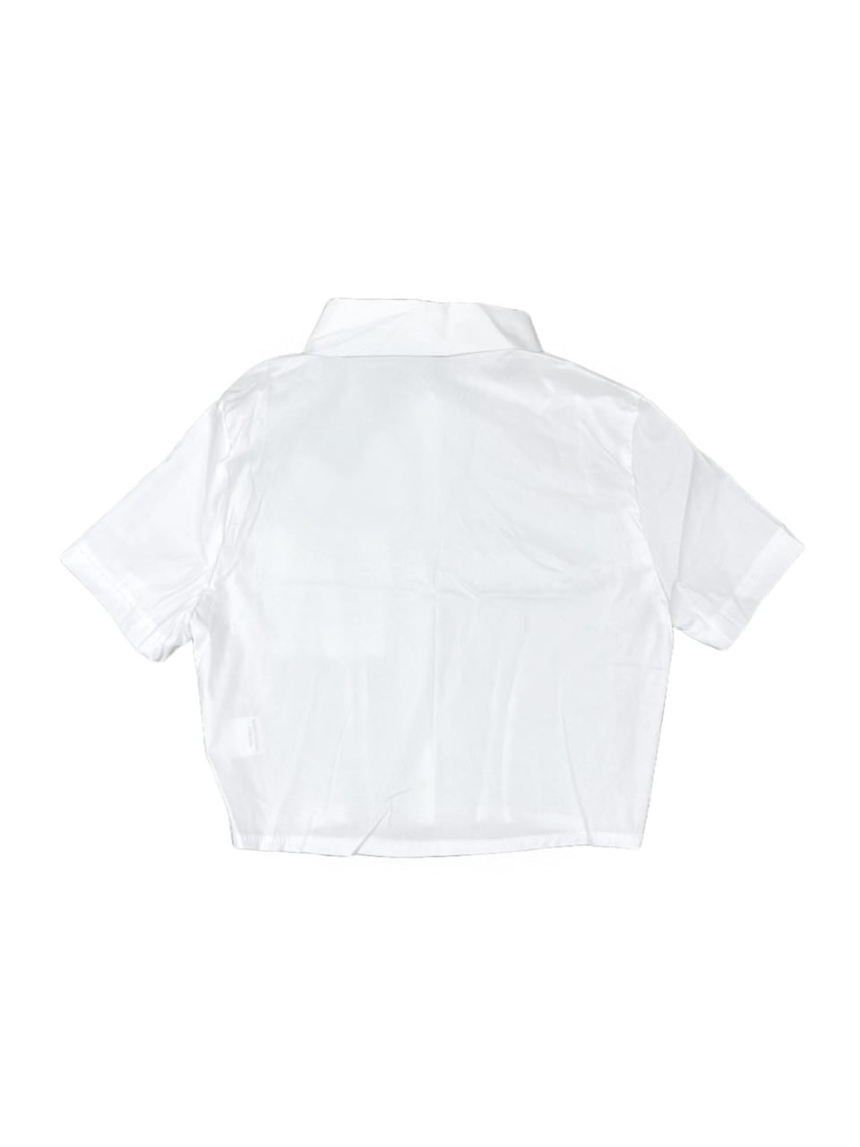 受注制【Never mind the XU】pintuck cropped shirt (3color)