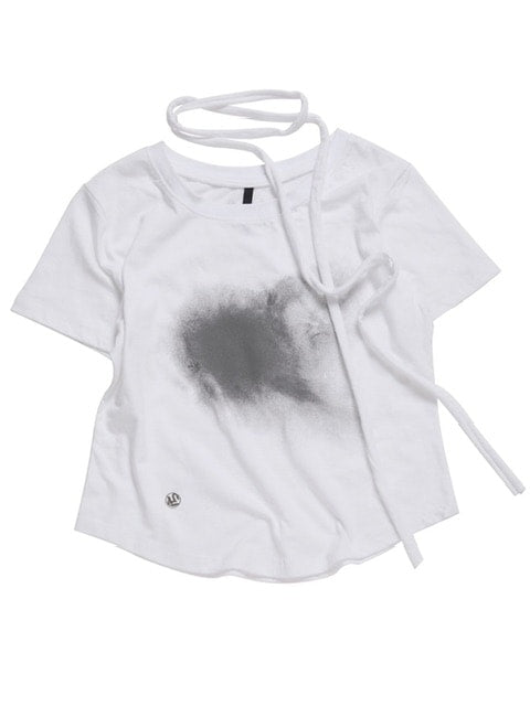 【FLAREUP】Vanish Tie Scarf T-Shirt