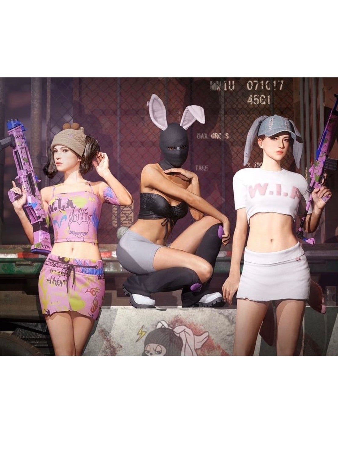 【W.I.A】HOT LOVE TOP SET